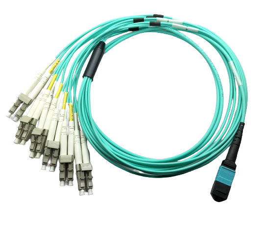 MTP MPO OM3 & OM4 Fanout Cables